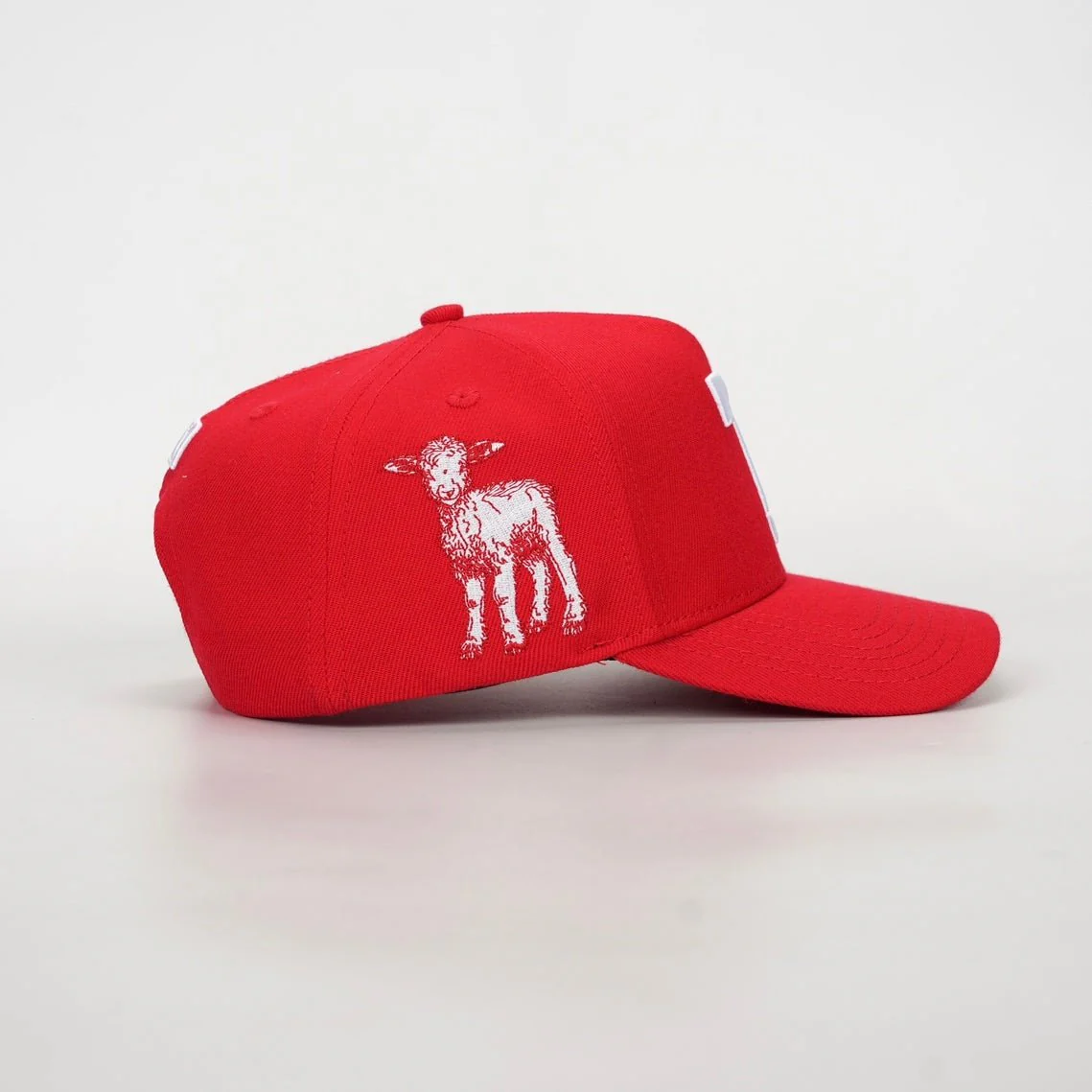 ‘7’ Premium SnapBack - Red/White - Image 4