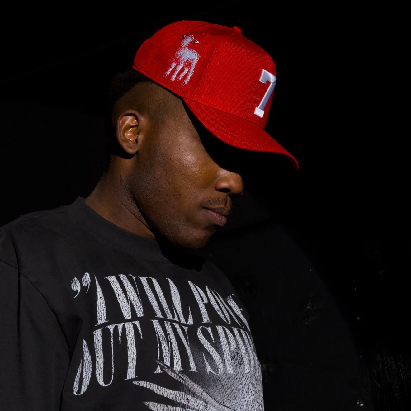 ‘7’ Premium SnapBack - Red/White - Image 6