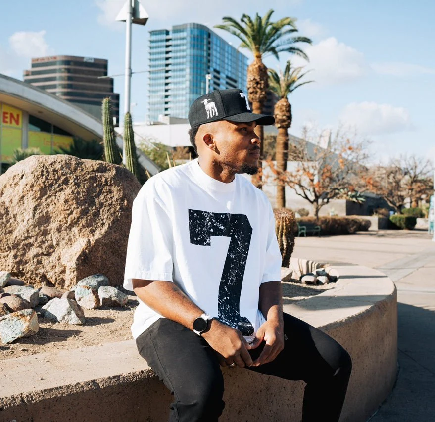 70x7 Drop Shoulder Tee (Super Oversized) - White - Image 6