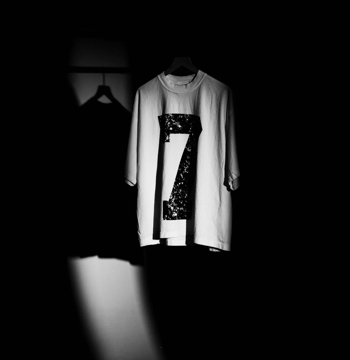 70x7 Drop Shoulder Tee (Super Oversized) - White - Image 7