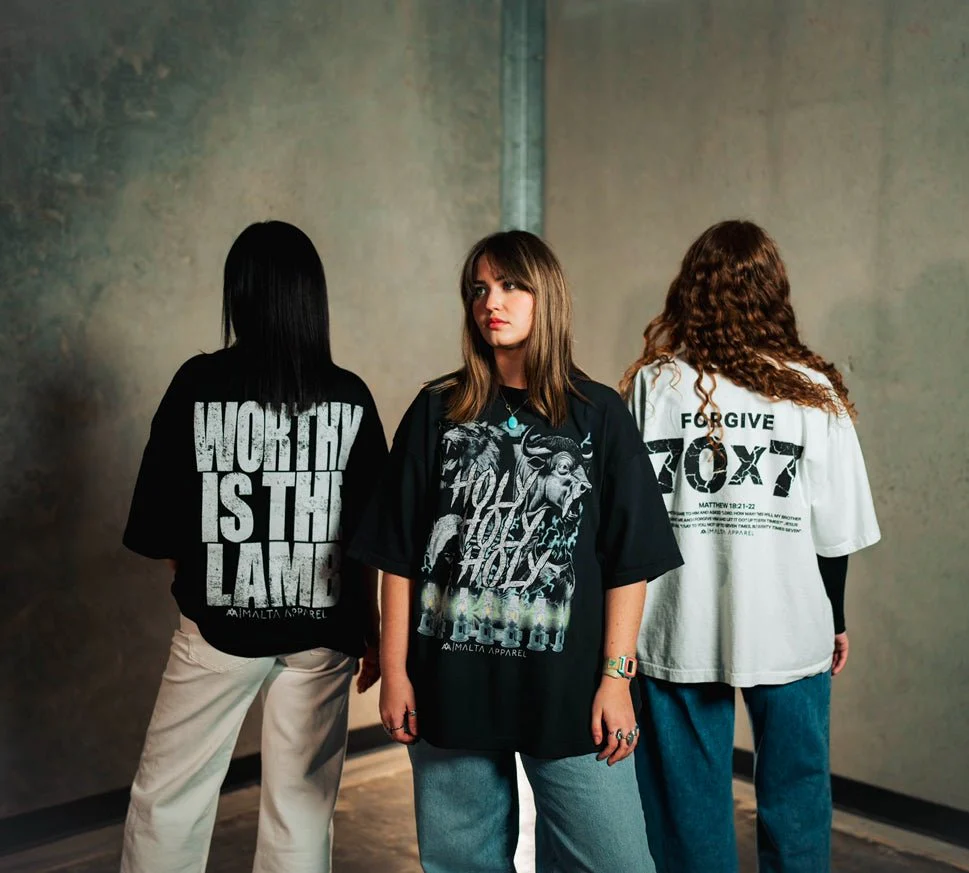 70x7 Drop Shoulder Tee (Super Oversized) - White - Image 8