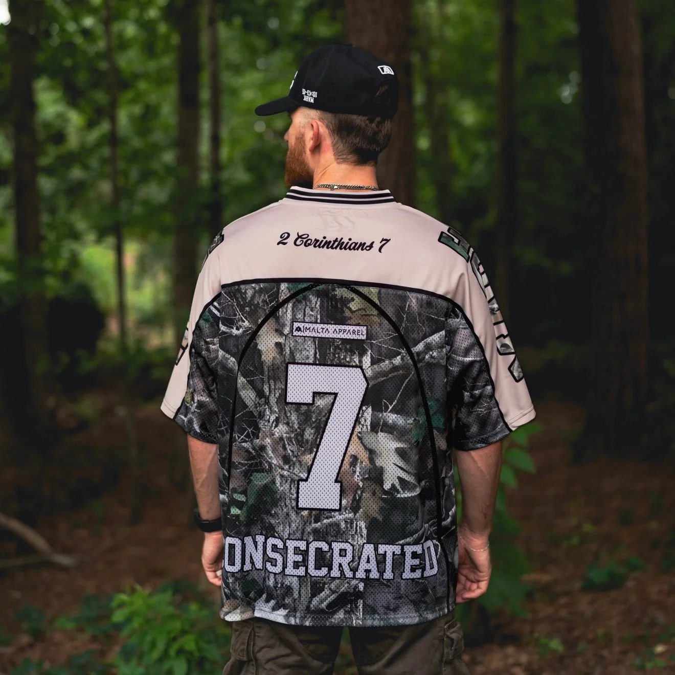 CONSECRATED Jersey - Cream/Woodland Camo (Oversized Fit) - Image 5