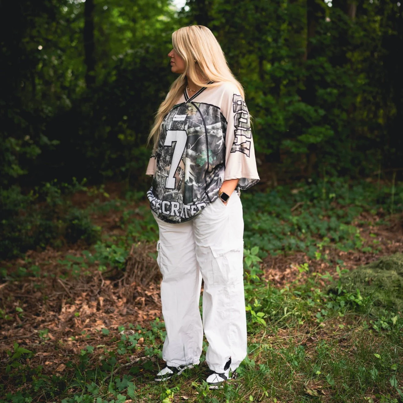 CONSECRATED Jersey - Cream/Woodland Camo (Oversized Fit) - Image 6