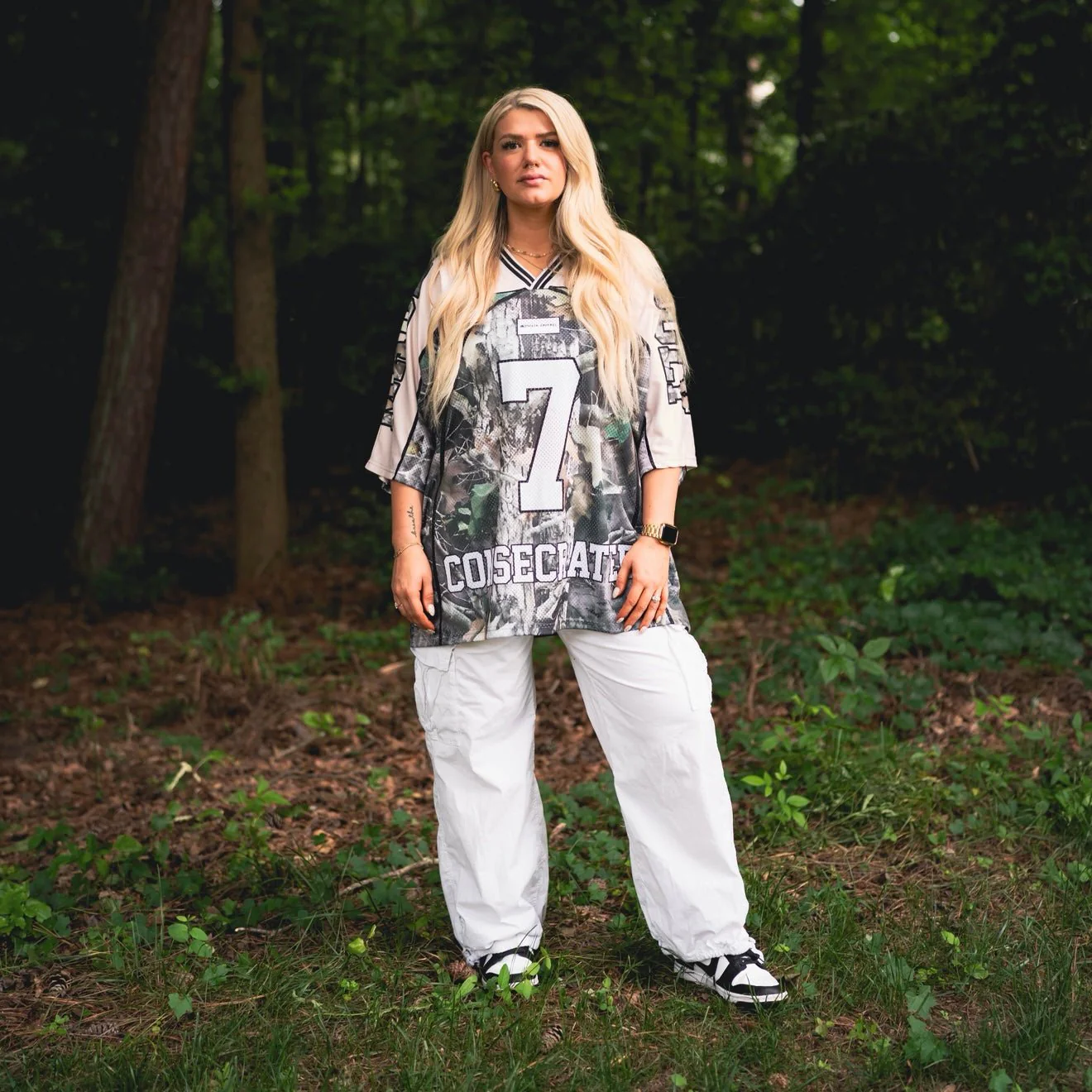 CONSECRATED Jersey - Cream/Woodland Camo (Oversized Fit) - Image 7