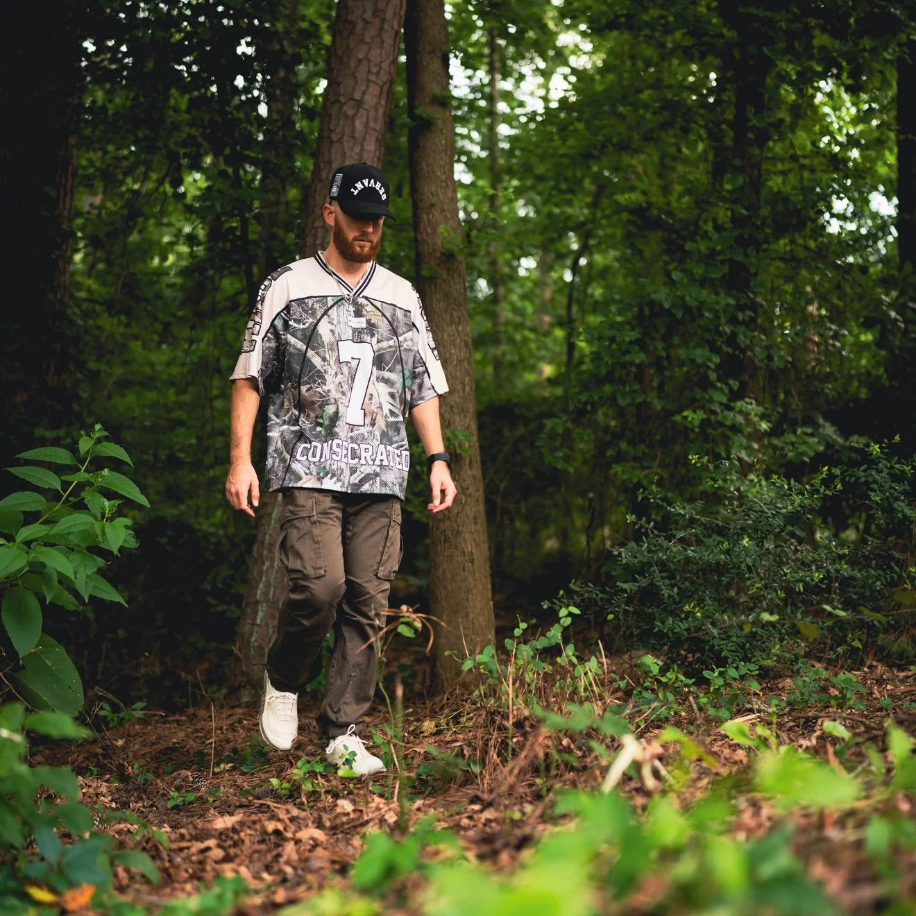 CONSECRATED Jersey - Cream/Woodland Camo (Oversized Fit) - Image 9