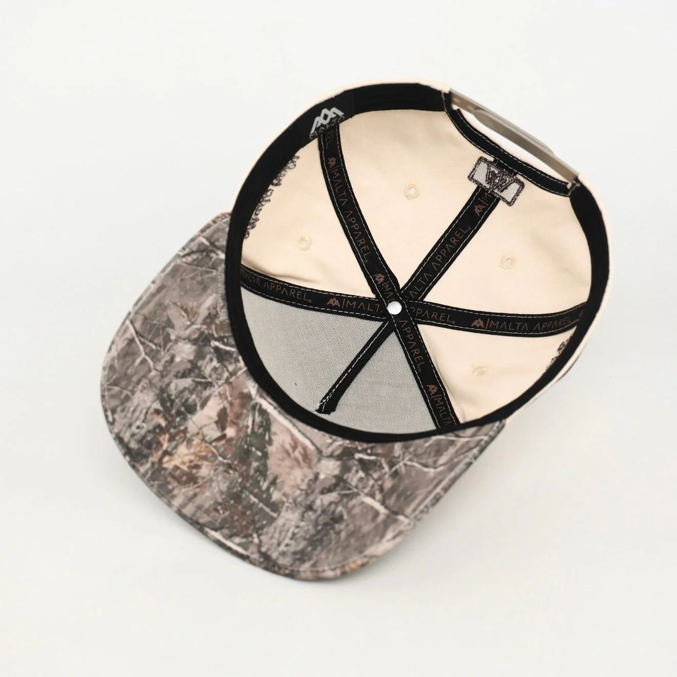 CONSECRATED Premium SnapBack - Cream/Malta Woodland Camo - Image 5