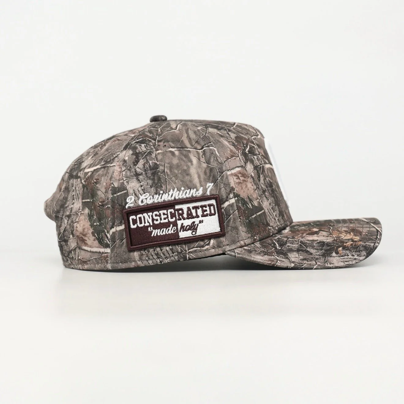 CONSECRATED Premium SnapBack - Malta Woodland Camo - Image 3