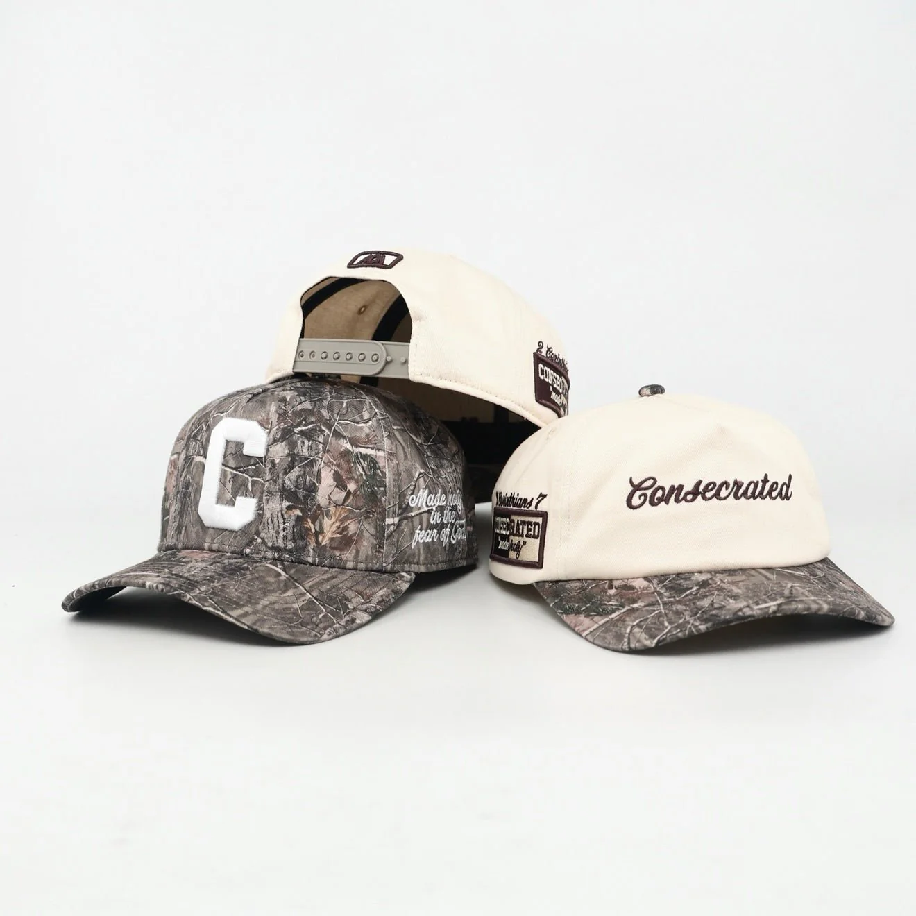 CONSECRATED Premium SnapBack - Malta Woodland Camo - Image 6