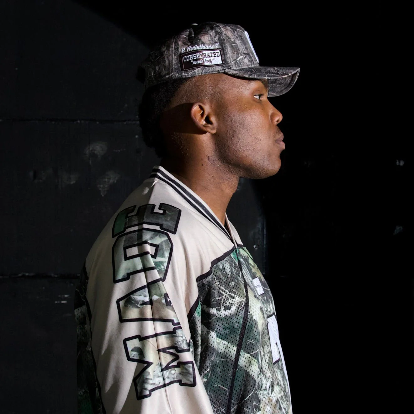 CONSECRATED Premium SnapBack - Malta Woodland Camo - Image 9