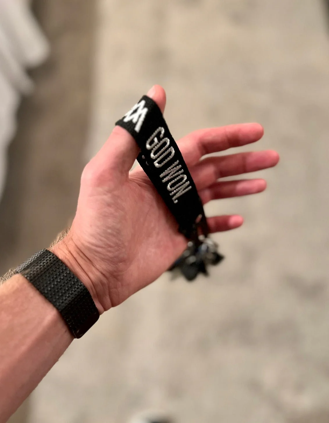 ‘God Won’ Embroidered Keychain - Image 8