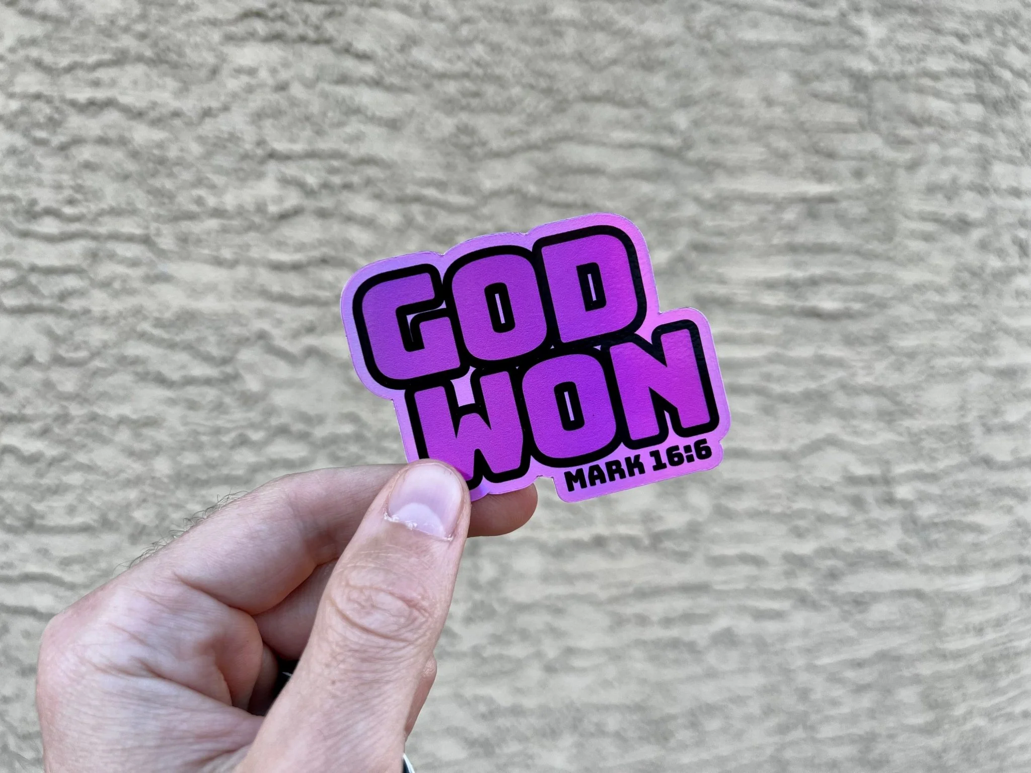 God Won Hydroflask Stickers - Image 4