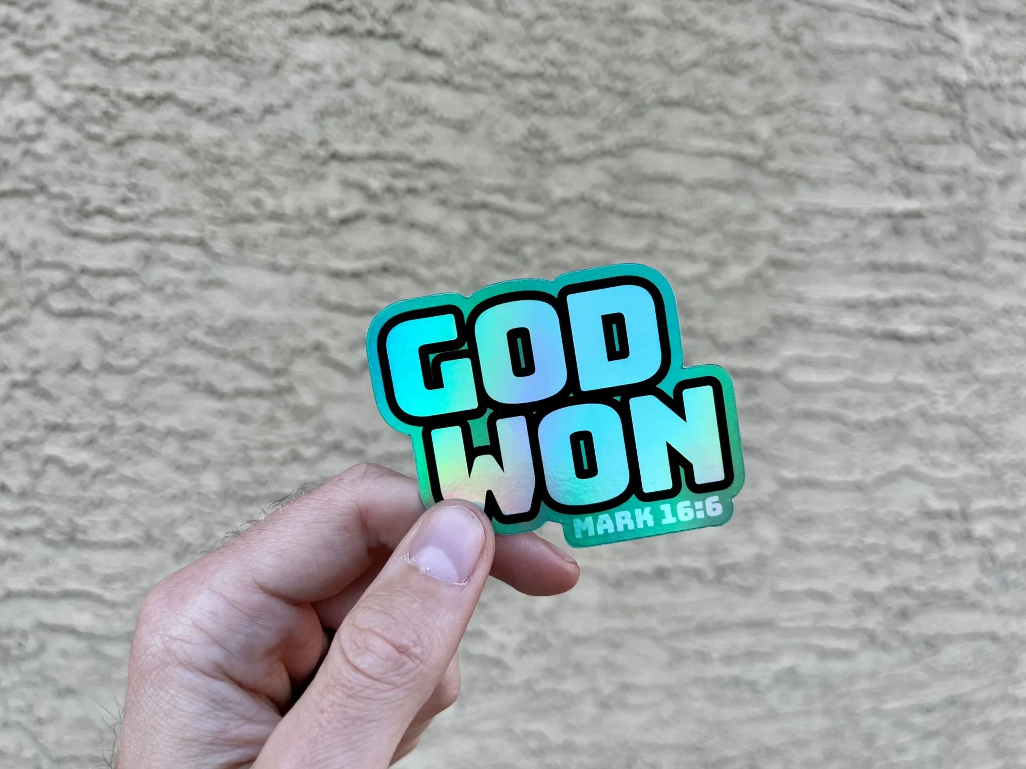God Won Hydroflask Stickers - Image 7