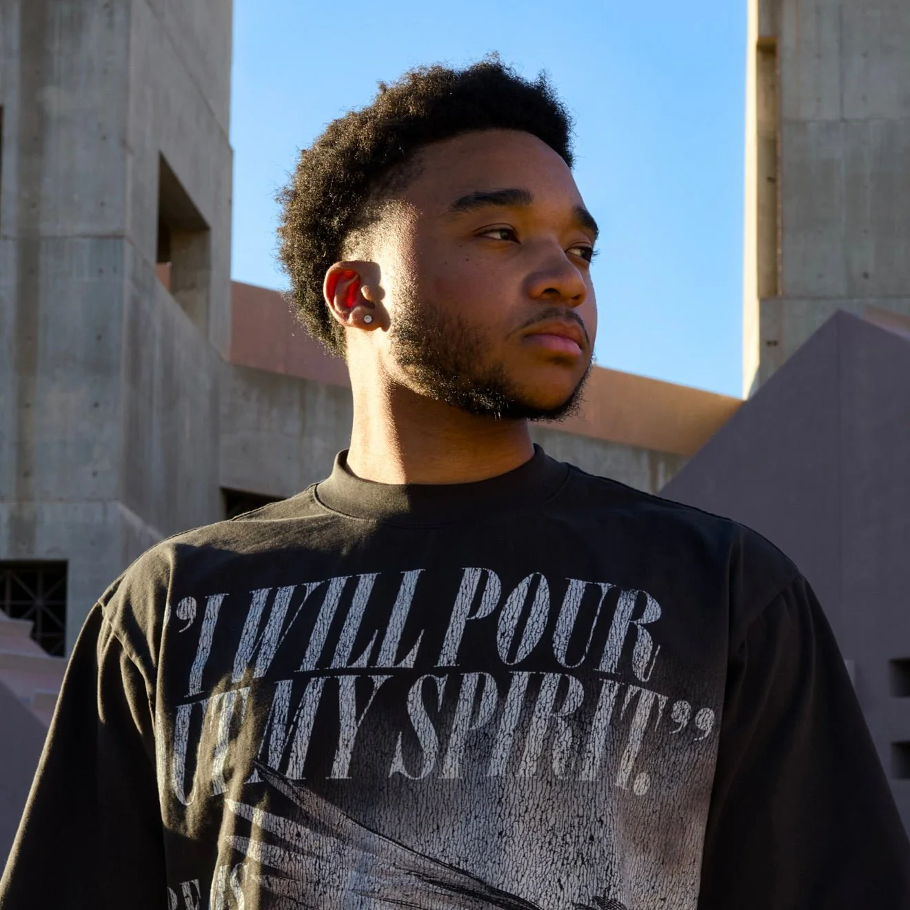 Holy Spirit [Dove] Wrap-Around Tee (Oversized Fit) - Image 14