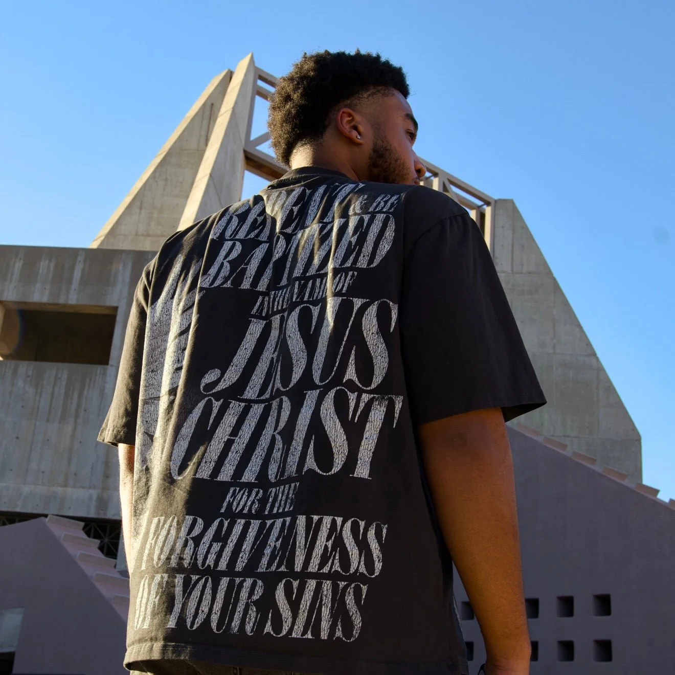 Holy Spirit [Dove] Wrap-Around Tee (Oversized Fit) - Image 16