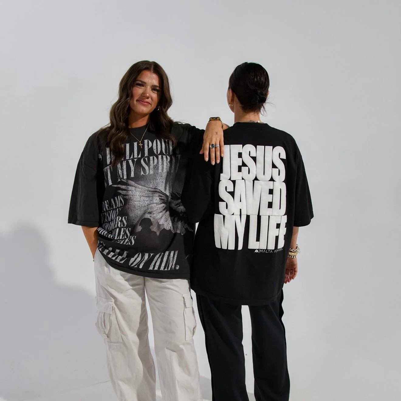 [PRE-ORDER - SHIPS MARCH 16TH] Jesus Saved My Life PUFF PRINT - Black - Image 8