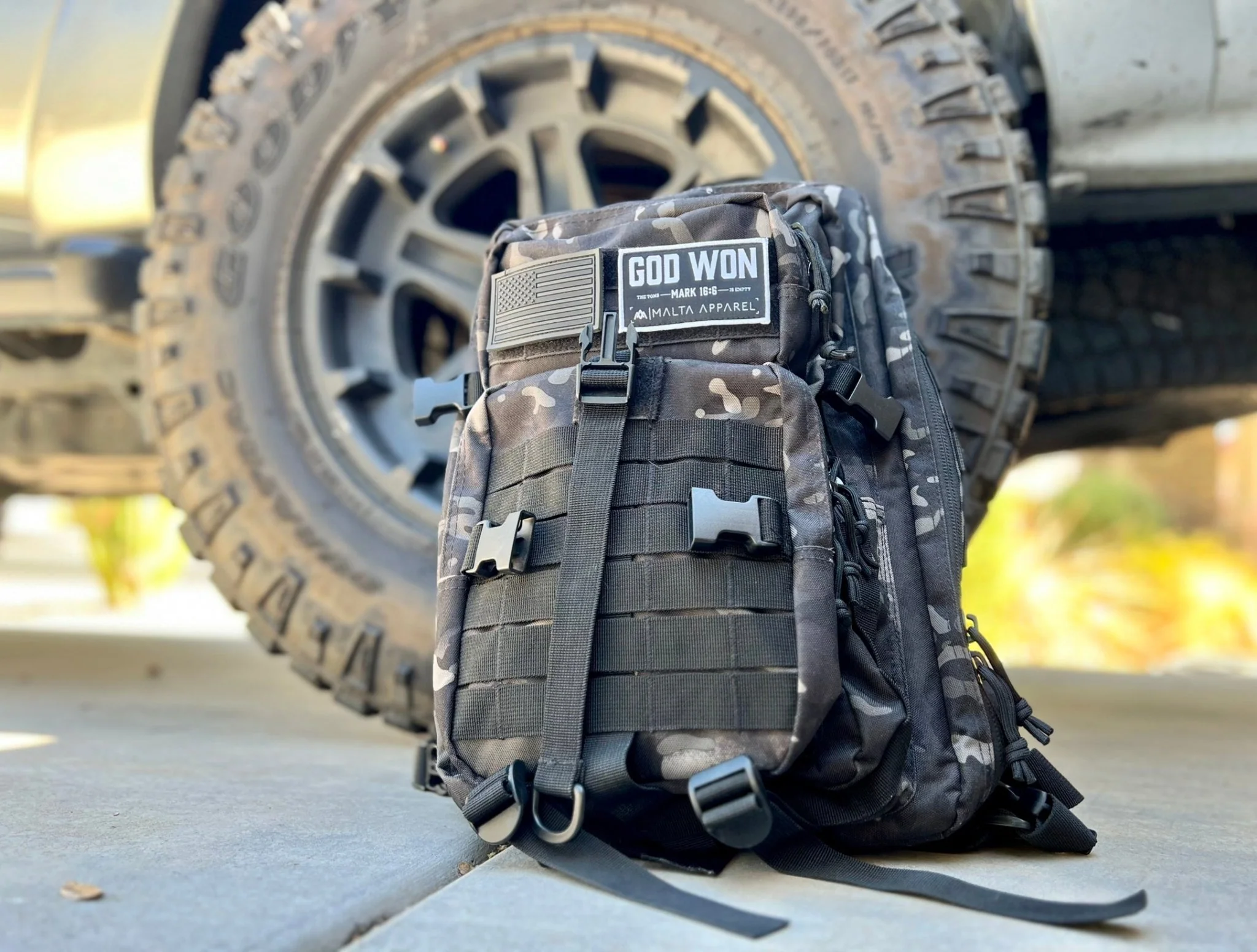 ‘God Won’ Velcro Patch - Image 3