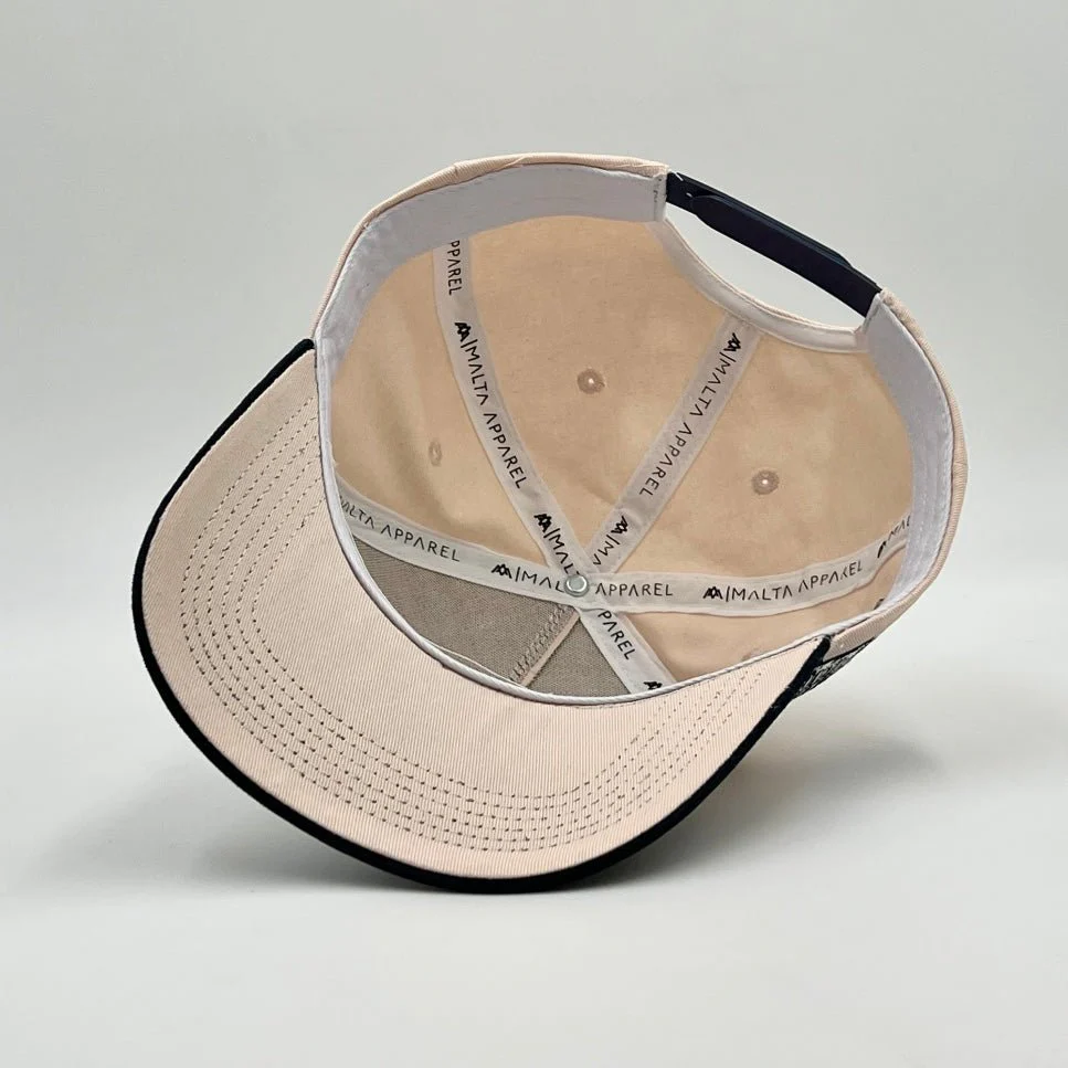 ‘YHWH’ Structured SnapBack - Cream/Baby Blue - Image 7