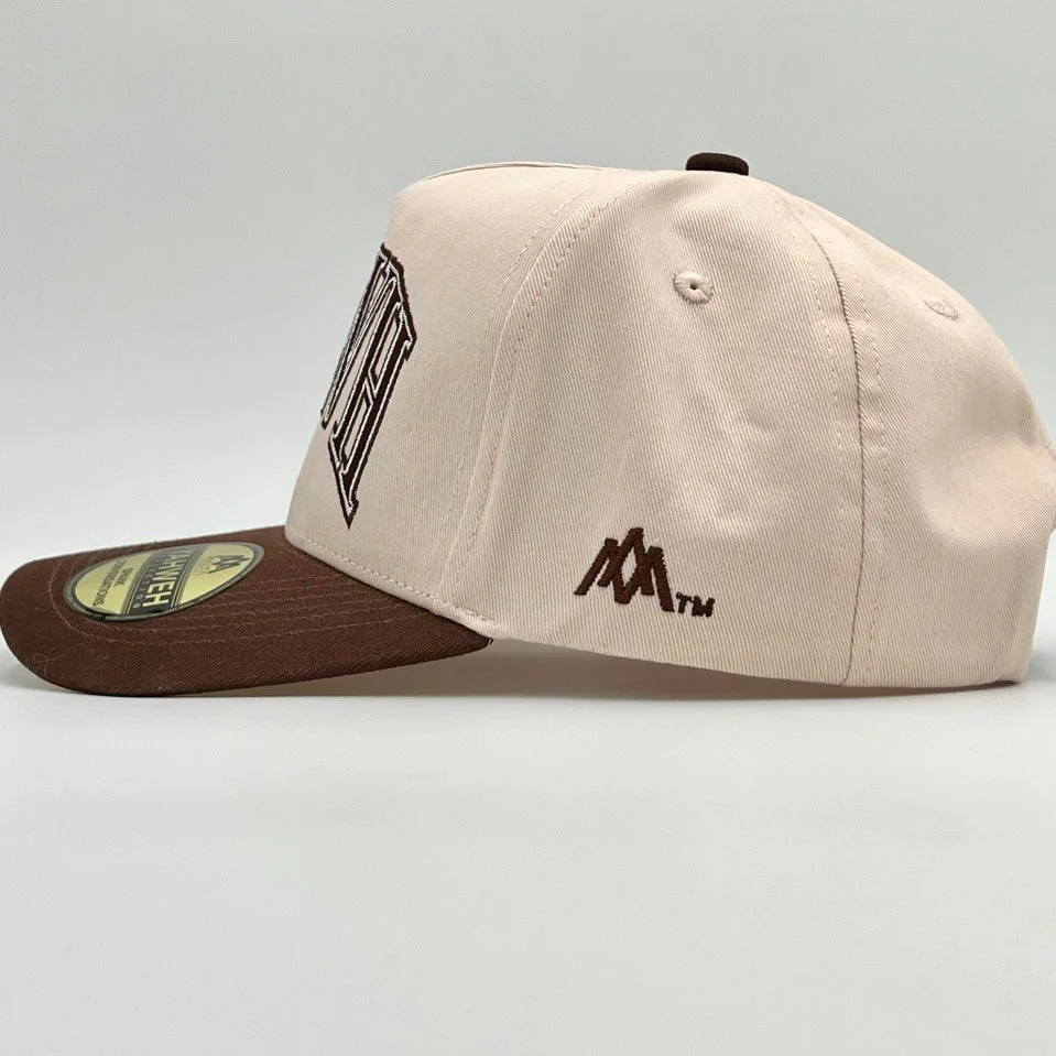 ‘YHWH’ Structured SnapBack - Cream/Brown - Image 6